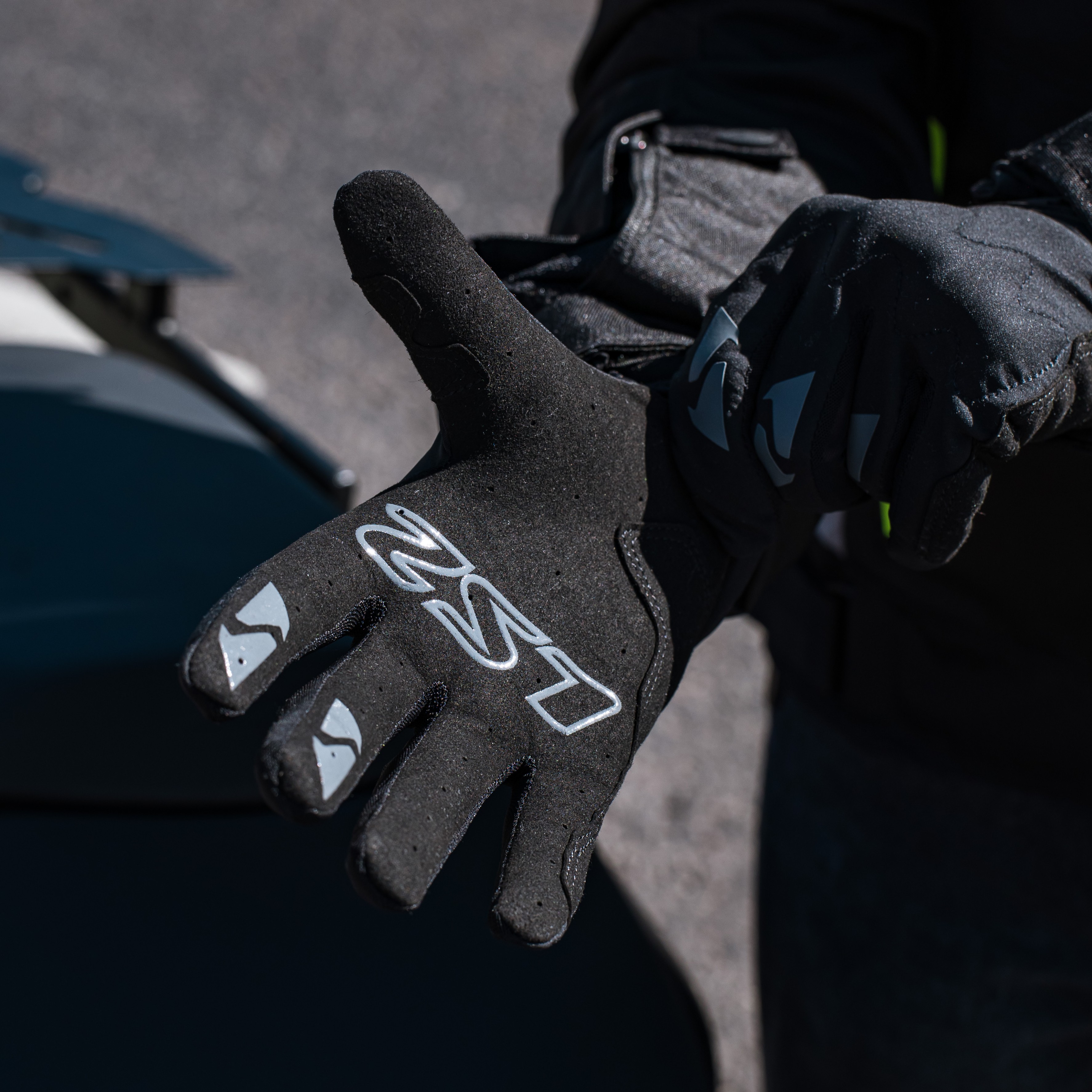 Guante LS2 Hiker Hombre Negro